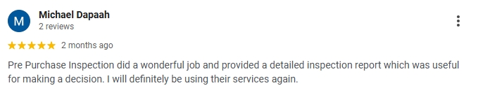 Google review screenshot 10 for Provin Finder