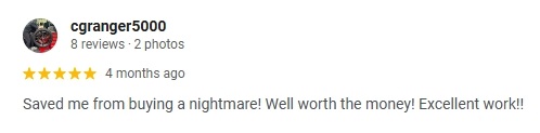 Google review screenshot 3 for Provin Finder