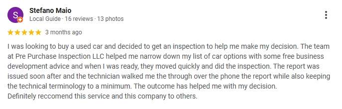 Google review screenshot 8 for Provin Finder