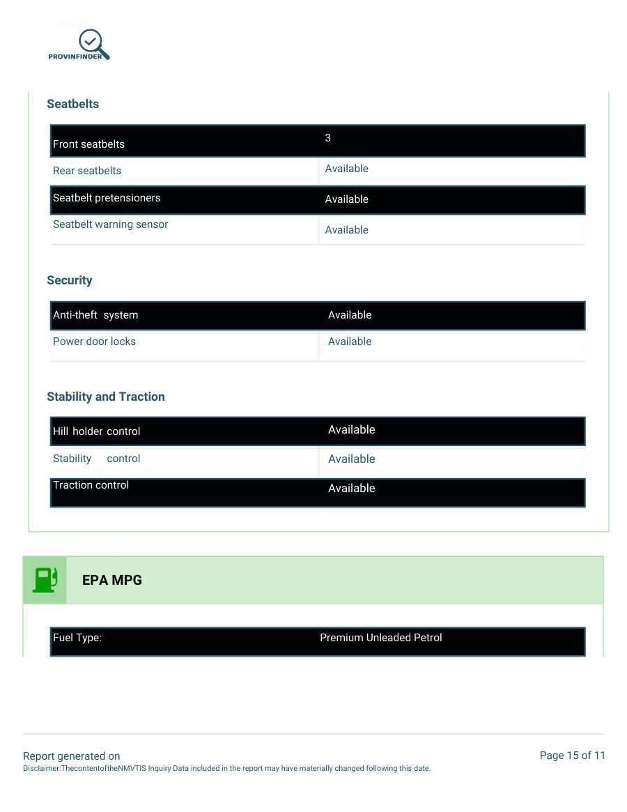 Sample inspection report - page 11 of 13