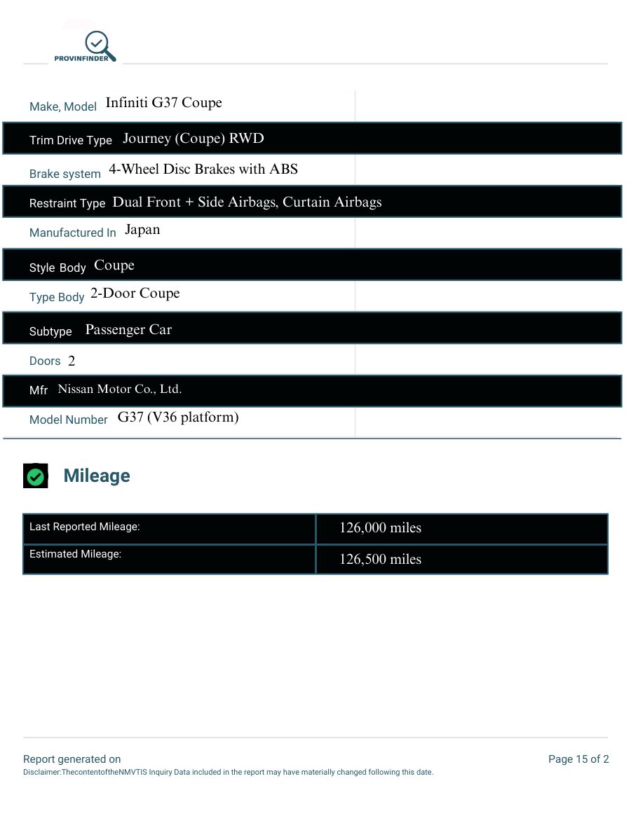 Sample inspection report - page 2 of 13